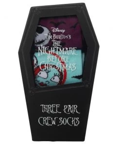 Bioworld The Nightmare Before Christmas Coffin 3 Pair Crew Box Set Disney 15 Bioworld The Nightmare Before Christmas Coffin 3 Pair Crew Box Set Disney