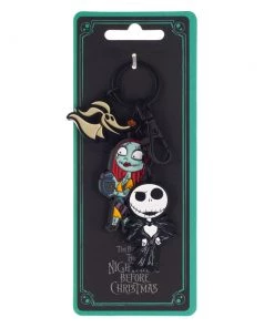 Bioworld The Nightmare Before Christmas Multi-Character Enamel Keychain