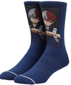 Bioworld My Hero Academia Shoto Todoroki Sublimated Crew Socks