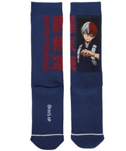 Bioworld My Hero Academia Shoto Todoroki Sublimated Crew Socks