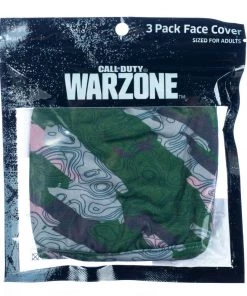 Bioworld Call Of Duty Warzone 3 Pack Adjustable Face Covers Video Games