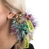 Bioworld Birds Of Prey Caution Tinsel Cosplay Hair Scrunchie