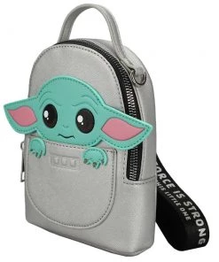 Bioworld Movies Star Wars The Mandalorian Grogu Mini Wristlet Bag