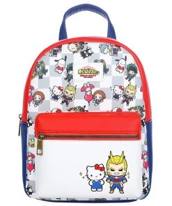 Bioworld My Hero Academia X Sanrio Color Block Mini Backpack