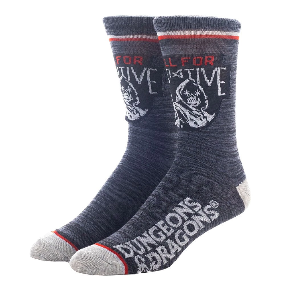Bioworld Dungeons & Dragons 3 Pair Pack Crew Socks 8 Bioworld Dungeons & Dragons 3 Pair Pack Crew Socks