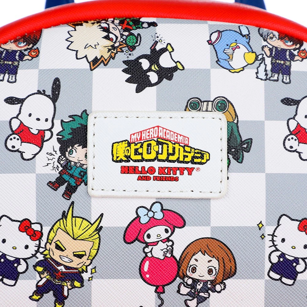 Bioworld My Hero Academia X Sanrio Color Block Mini Backpack 5 Bioworld My Hero Academia X Sanrio Color Block Mini Backpack