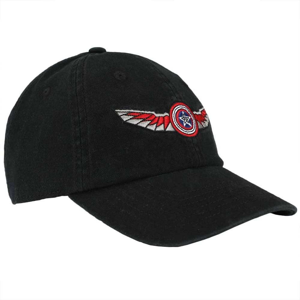 Bioworld The Falcon And The Winter Soldier Embroidered Hat 4 Bioworld The Falcon And The Winter Soldier Embroidered Hat
