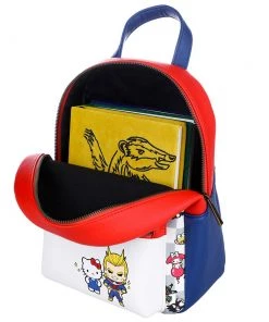 Bioworld My Hero Academia X Sanrio Color Block Mini Backpack 15 Bioworld My Hero Academia X Sanrio Color Block Mini Backpack