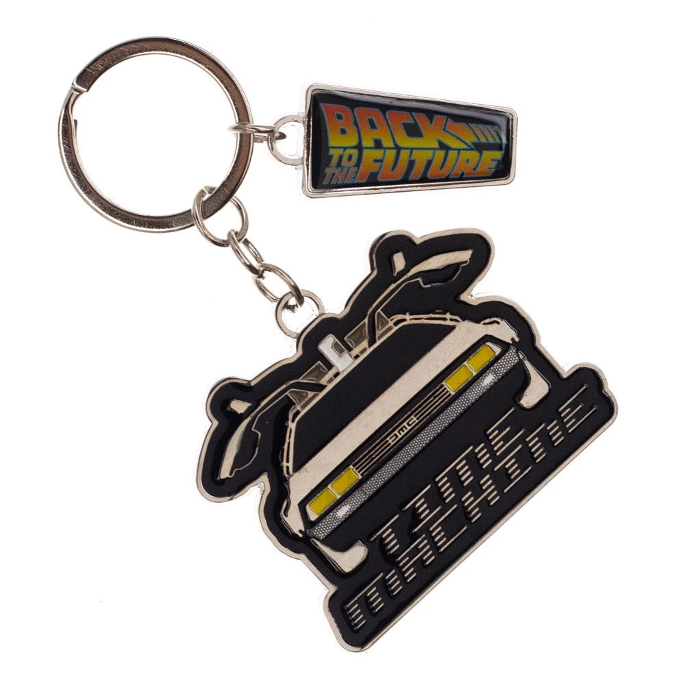 Bioworld Movies Back To The Future Multi-Charm Keychain 4 Bioworld Movies Back To The Future Multi-Charm Keychain