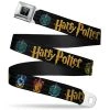 Buckle-Down Harry Potter Fantasy Movie Series Hogwarts Crest Web Seatbelt Buckle Belt Movies 1 Buckle-Down Harry Potter Fantasy Movie Series Hogwarts Crest Web Seatbelt Buckle Belt Movies