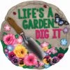 Spoontiques Home Decor & Posters Life's A Garden Stepping Stone, Multicolored