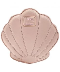 Loungefly Disney Ariel Rose Gold Shell Crossbody Bag