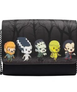 Loungefly Universal Monsters Chibi Linechain Strap Crossbody