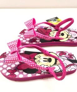 ACI International Minnie Mouse Girl's Beach Flip Flops 5-6 Disney