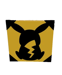 Silver Buffalo Pokemon Pikachu Canvas Wall Art Print 12" X 12"