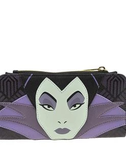 Loungefly X Disney Maleficent Villains Top Zip Wallet