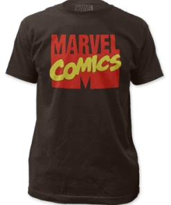 Impact Marvel Comics Logo Adult Fitted T-shirt