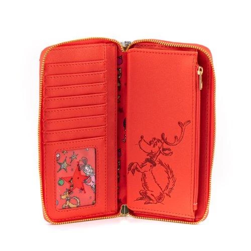 Loungefly DR.Seuss The Grinch Loves The Holidays Zip Around Wallet 5 Loungefly DR.Seuss The Grinch Loves The Holidays Zip Around Wallet