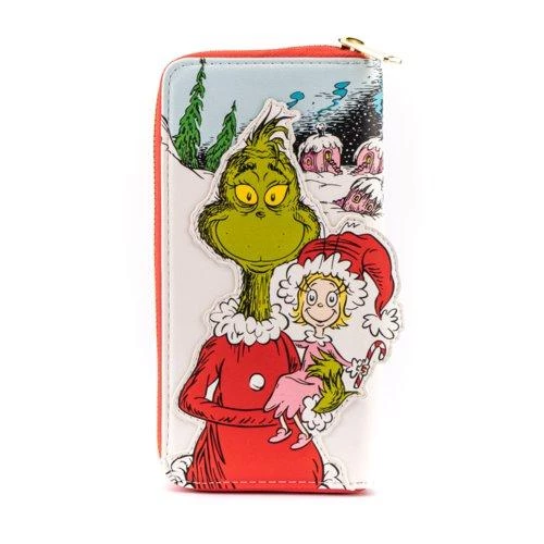 Loungefly DR.Seuss The Grinch Loves The Holidays Zip Around Wallet 3 Loungefly DR.Seuss The Grinch Loves The Holidays Zip Around Wallet