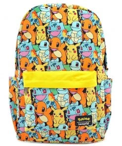 Pokemon Starters All Over Print Nylon Backpack Loungefly