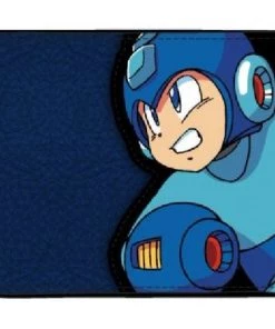 Bioworld Mega Man - Men's Bi-fold Wallet - Blue Anime