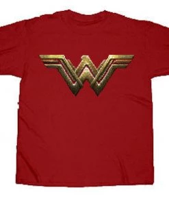 Changes Justice League Wonder Woman Logo Fitted T-shirt