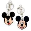 Monogram Disney Mickey Two Sided Colored Pewter Key Ring