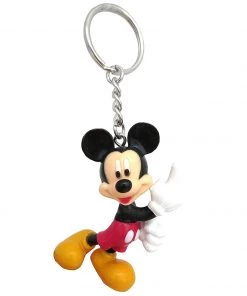 Monogram Disney Mickey Figural PVC Keyring Mickey And Minnie Mouse