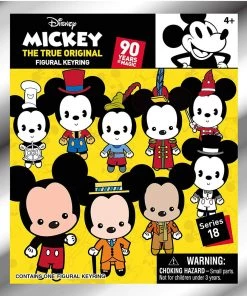 Monogram Mickey Through The Years -Series 18 - 3D Foam Key Ring Blind Bag Disney
