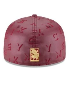 New Era Disney Mickey Mouse Leather Red 59Fifty Hat