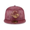 New Era Disney Mickey Mouse Leather Red 59Fifty Hat