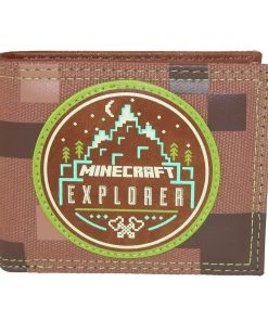 Bioworld Minecraft Explorer Patch Kids Bi-fold Wallet