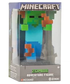 JINX Minecraft Adventure - Vinyl Figure (Flaming Zombie) Video Games