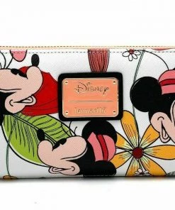 Loungefly X Disney Minnie Mouse Zip Around Wallet Flowers