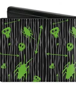Buckle-Down Beetlejuice Roach Shull Doodles Collage Bi-Fold Wallet