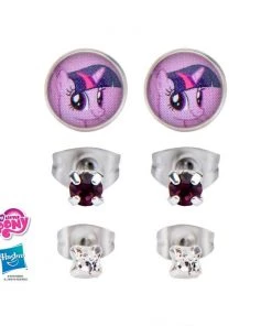 Body Vibe Disney My Little Pony Twilight Sparkle Stud Earrings Set