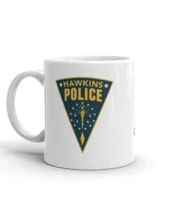 Dakkadon Stranger Things Hawkins Sheriff Mug "Mornings Are For And Contemplation"