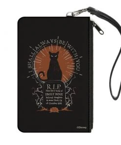 Buckle-Down Hocus Pocus Cat Emily Canvas Zipper Wallet
