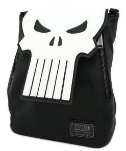 Marvel The Punisher Mini Faux Leather Backpack Loungefly