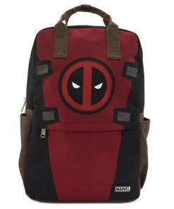 Deadpool Cosplay Square Nylon Loungefly Backpack 8 Deadpool Cosplay Square Nylon Loungefly Backpack