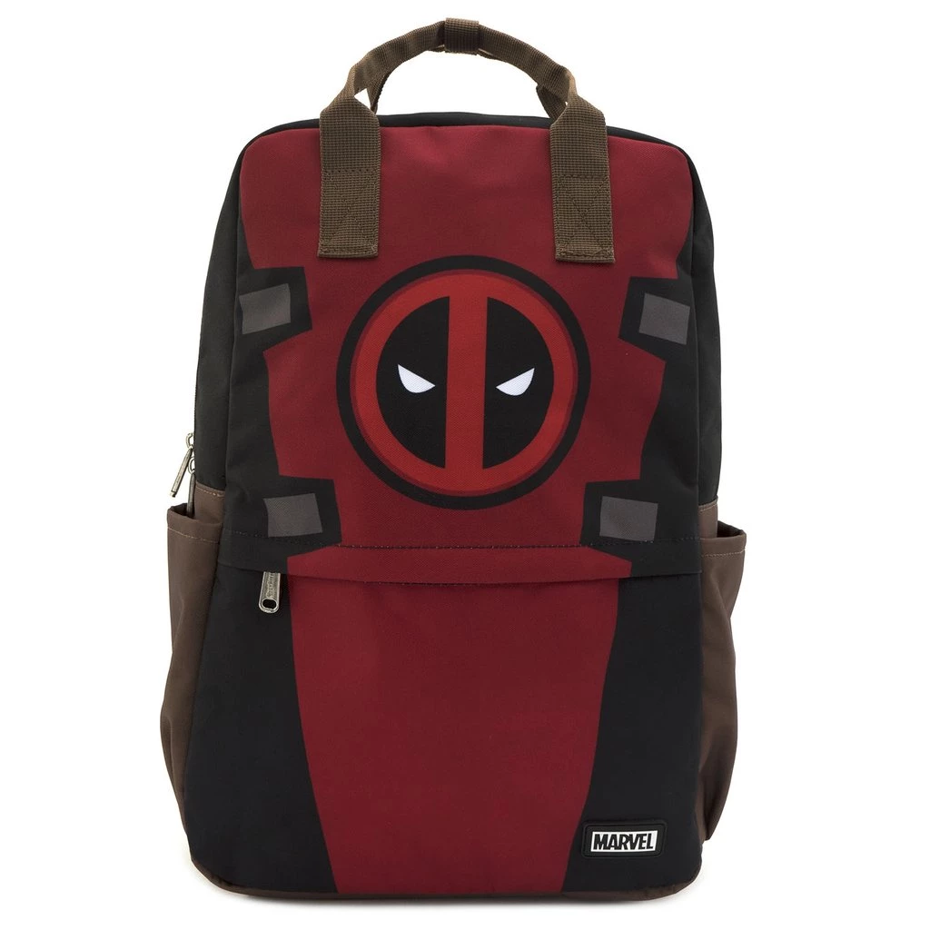 Deadpool Cosplay Square Nylon Loungefly Backpack 5 Deadpool Cosplay Square Nylon Loungefly Backpack