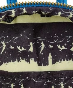 Loungefly Disney Peter Pan Glow Clock Mini Backpack 12 Loungefly Disney Peter Pan Glow Clock Mini Backpack