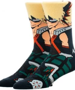 Bioworld Anime My Hero Academia - Bakugo 360 Character Crew Sock