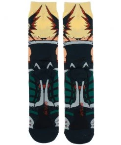 Bioworld Anime My Hero Academia - Bakugo 360 Character Crew Sock 7 Bioworld Anime My Hero Academia - Bakugo 360 Character Crew Sock