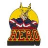 Bioworld Anime My Hero Academia - All Might 3" Large Lapel Pin