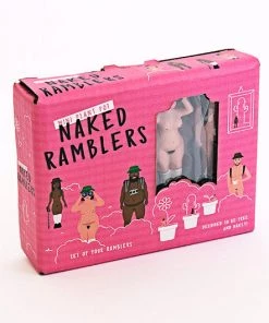 Gift Republic Naked Ramblers Novelty Mini Plant Pot Home Decor & Posters