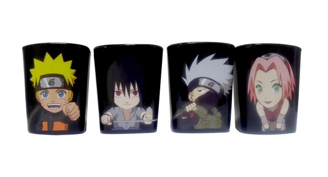 JUST FUNKY Anime Naruto Shippuden Single Shot Glass 3 JUST FUNKY Anime Naruto Shippuden Single Shot Glass