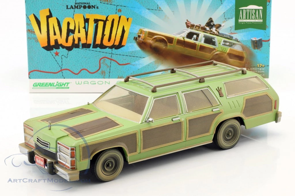 Toy Wonders Movies Wagon Queen Family Truckster With Luggage & Aunt Edna Car Model 3 Toy Wonders Movies Wagon Queen Family Truckster With Luggage & Aunt Edna Car Model