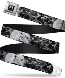 Buckle-Down Disney Nightmare Before Christmas Scene Seat Belt Buckle Belt