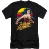 Trevco Wonder Woman Neon Skyline T-Shirt